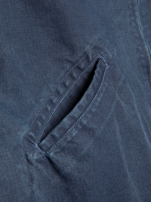 Blake Zip Jacket Canvas Blue - 10