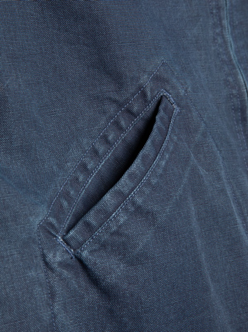 Blake Zip Jacket Canvas Blue 10