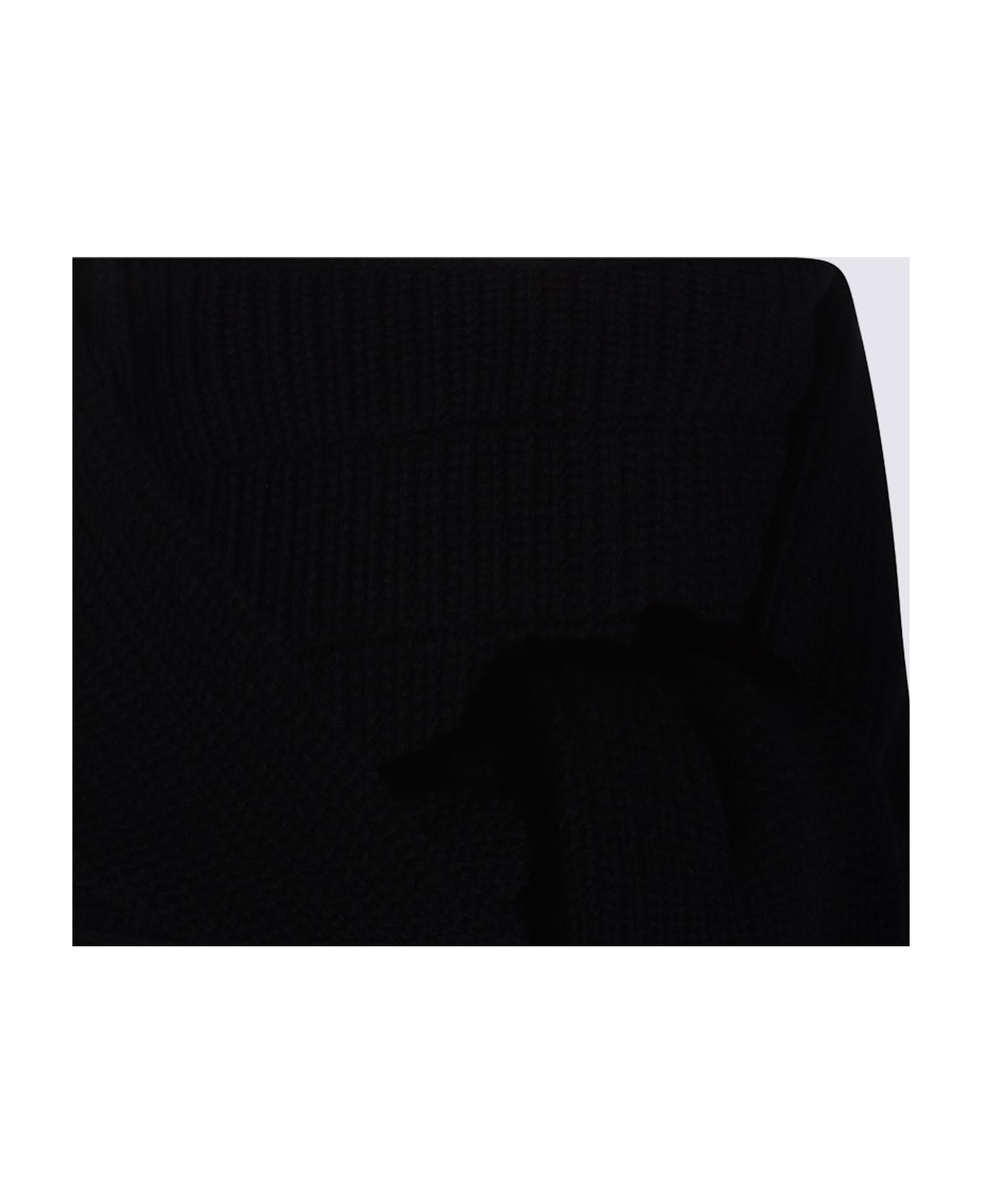 Black Wool Skirt - 3