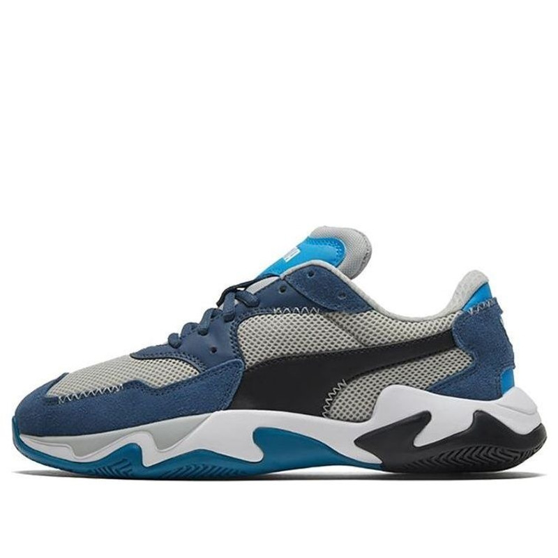 PUMA 폭풍 바느질 'Gray 어두운 파란색 흰색'372274-06 - 1
