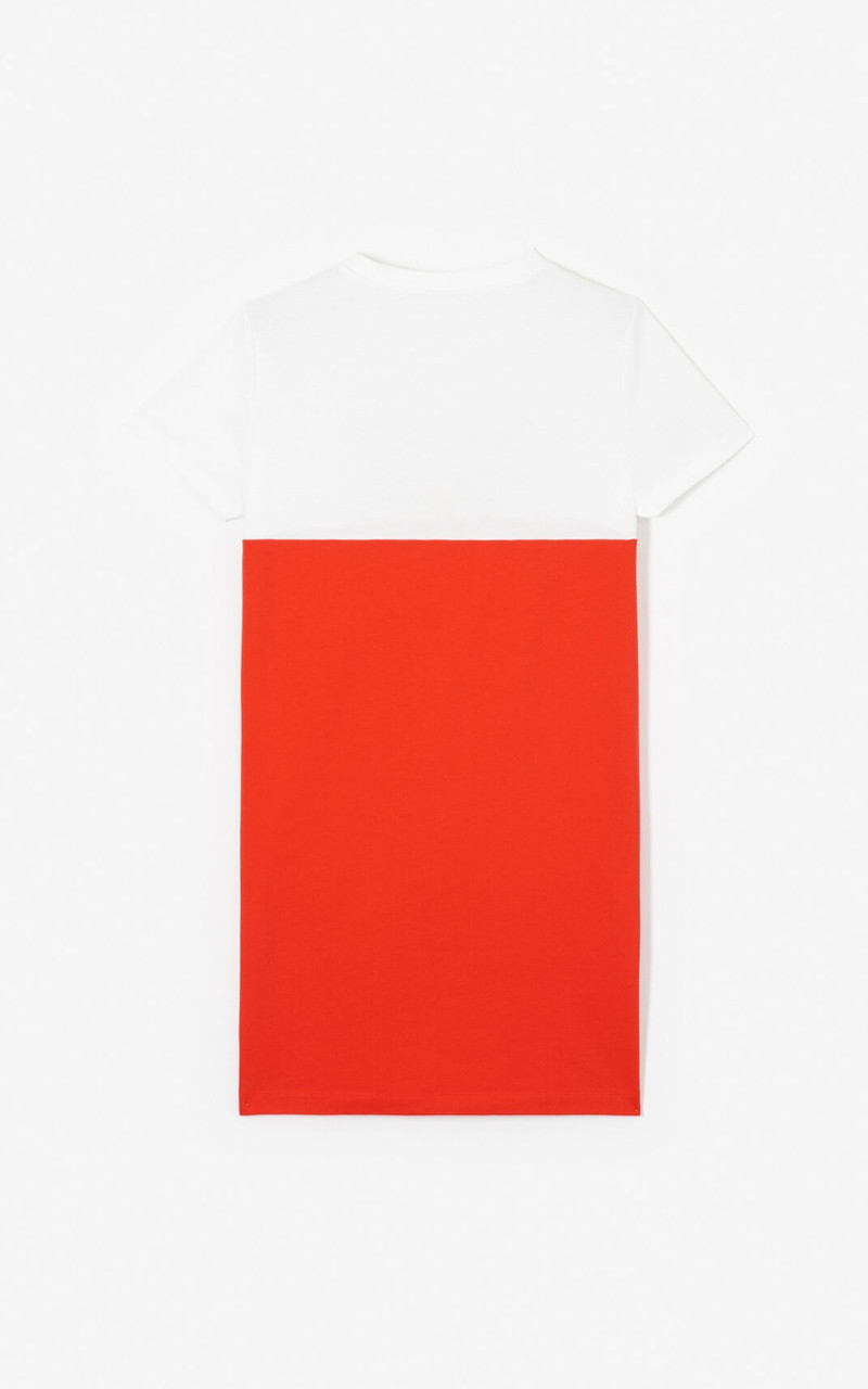 Colorblock Tiger' t-shirt dress 6