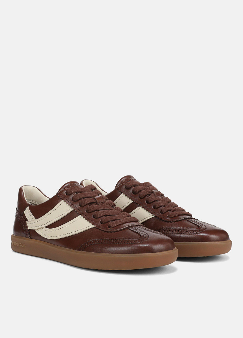 Oasis Brogue Leather Sneaker 2