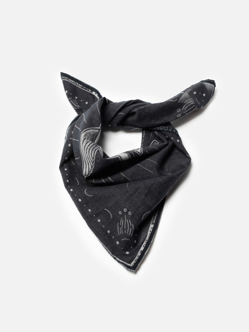Nudie Jeans Ingrid Bandana Counterpoints Black outlook