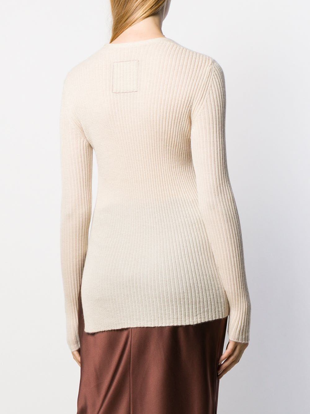 ribbed knitted jumper - 4