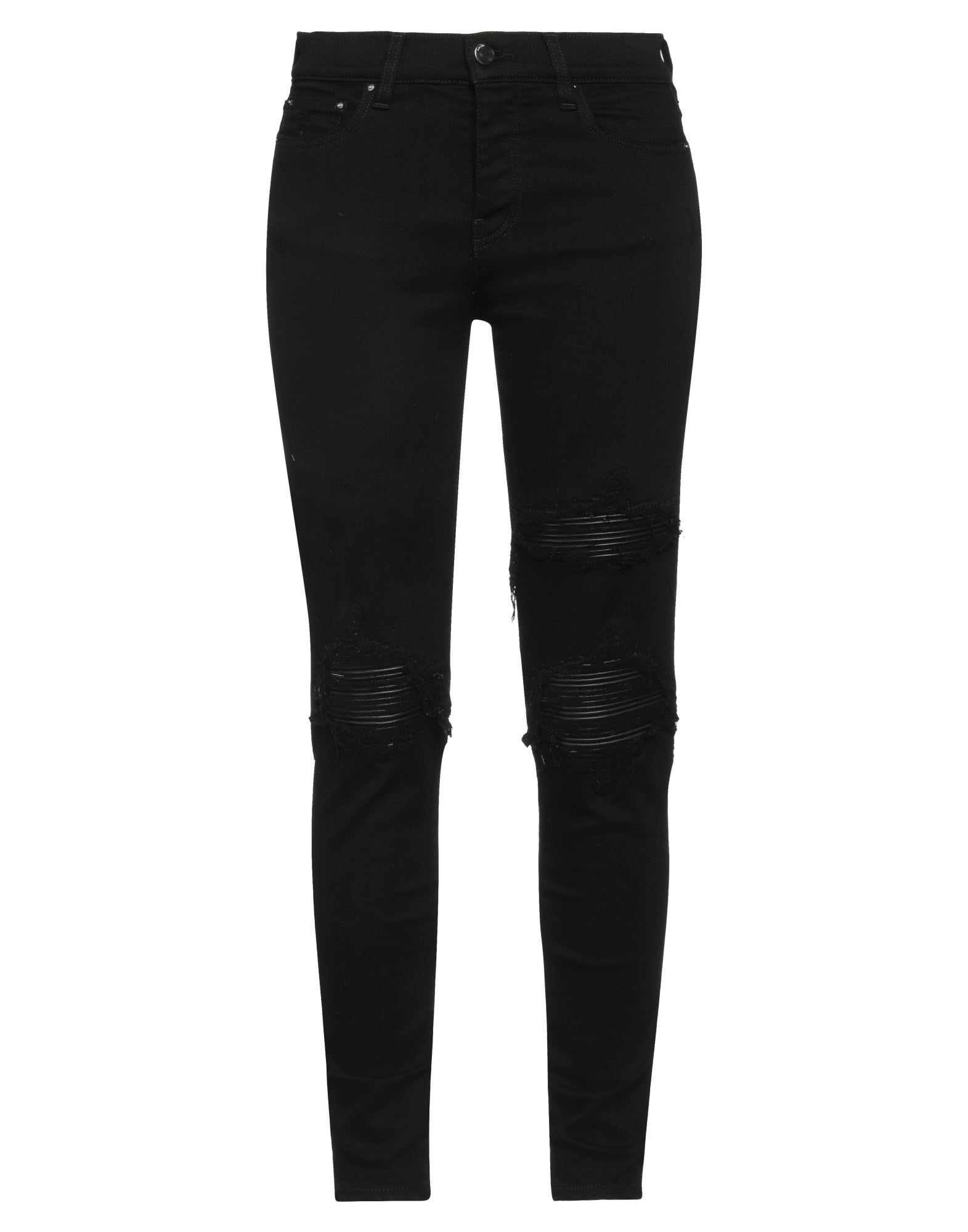 Black Women's Denim Pants - 1