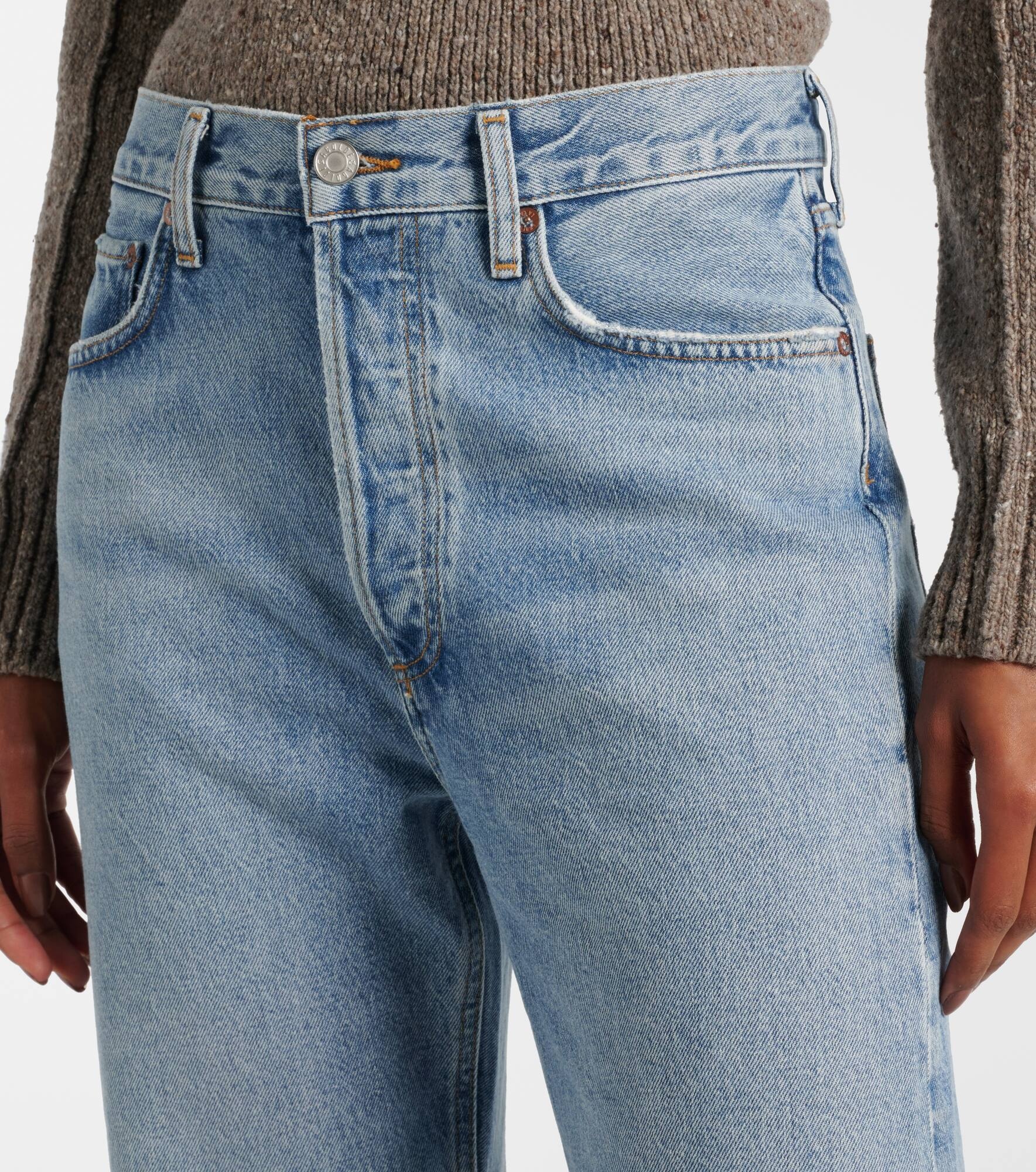 90's Pinch Waist high-rise straight jeans - 4