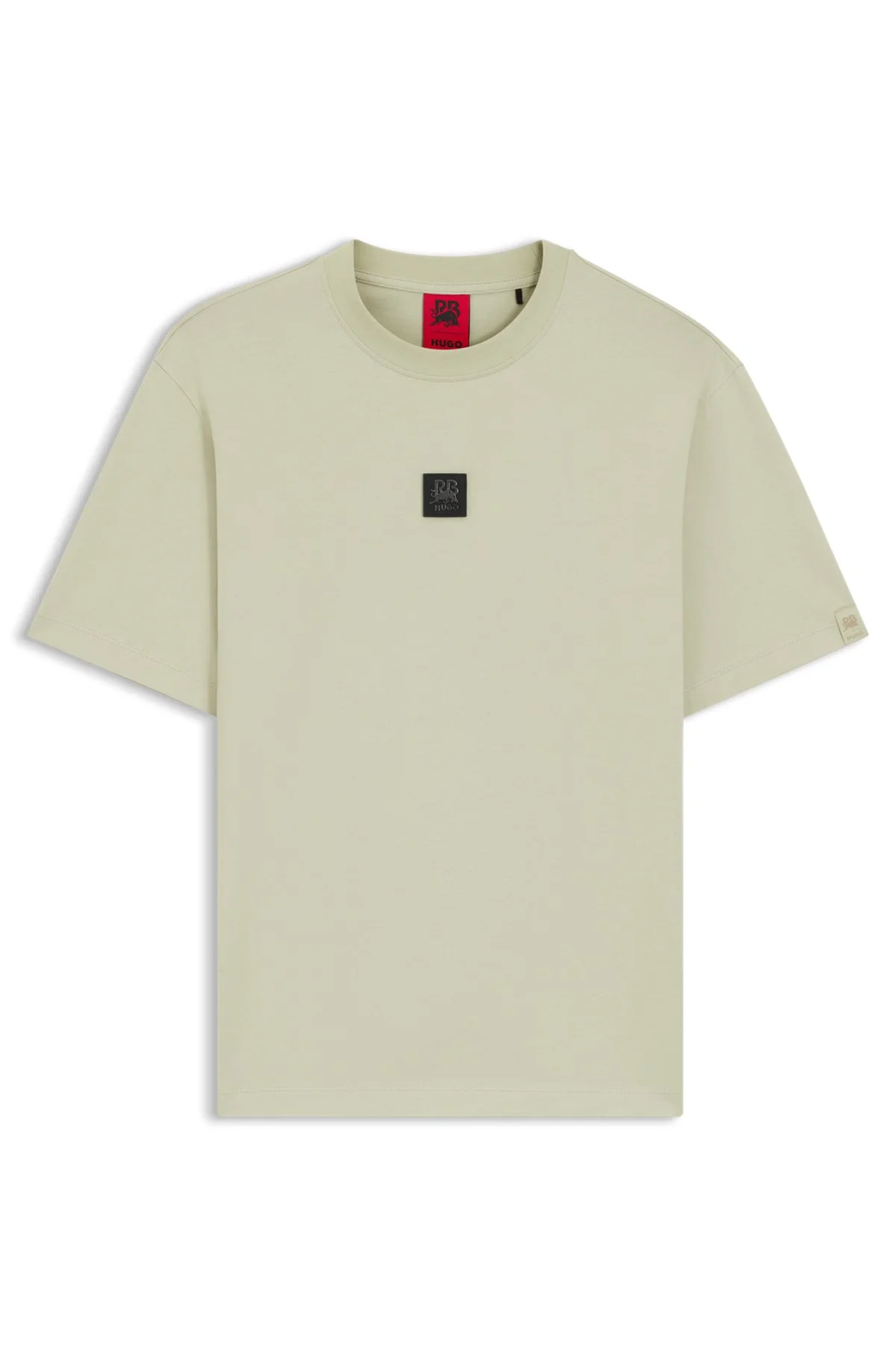 HUGO X RB T-SHIRT WITH BULL-GRAPHIC LOGO PATCH - 1
