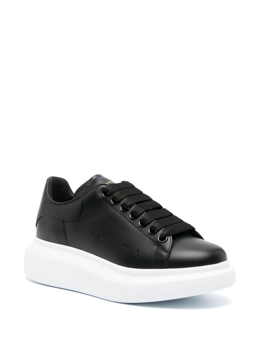 Oversized leather sneakers - 3