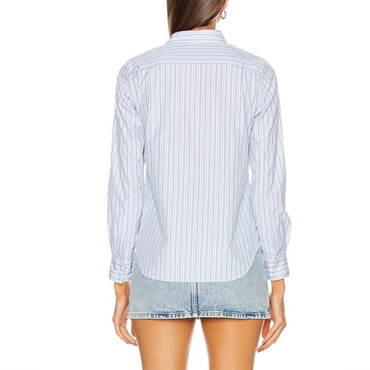 (WMNS) COMME des GARCONS PLAY Striped Shirt Black Emblem 'Blue' AZ-B009-051-1 - 5