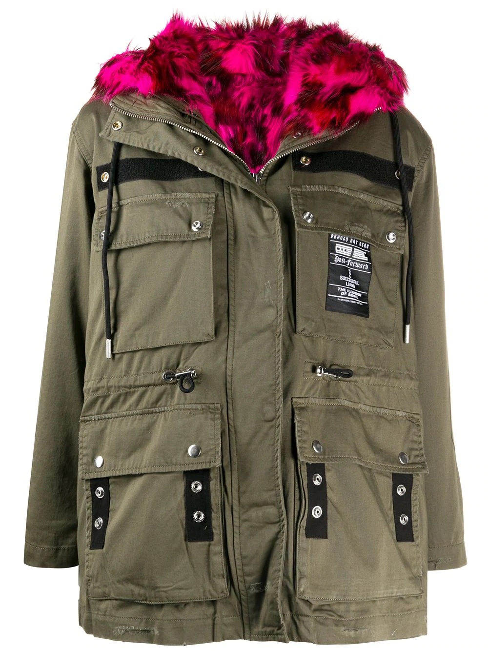 G-Uribe reversible parka coat - 1