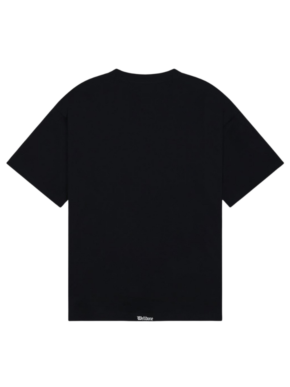 Black Gothic Logo Print T-Shirt - 2