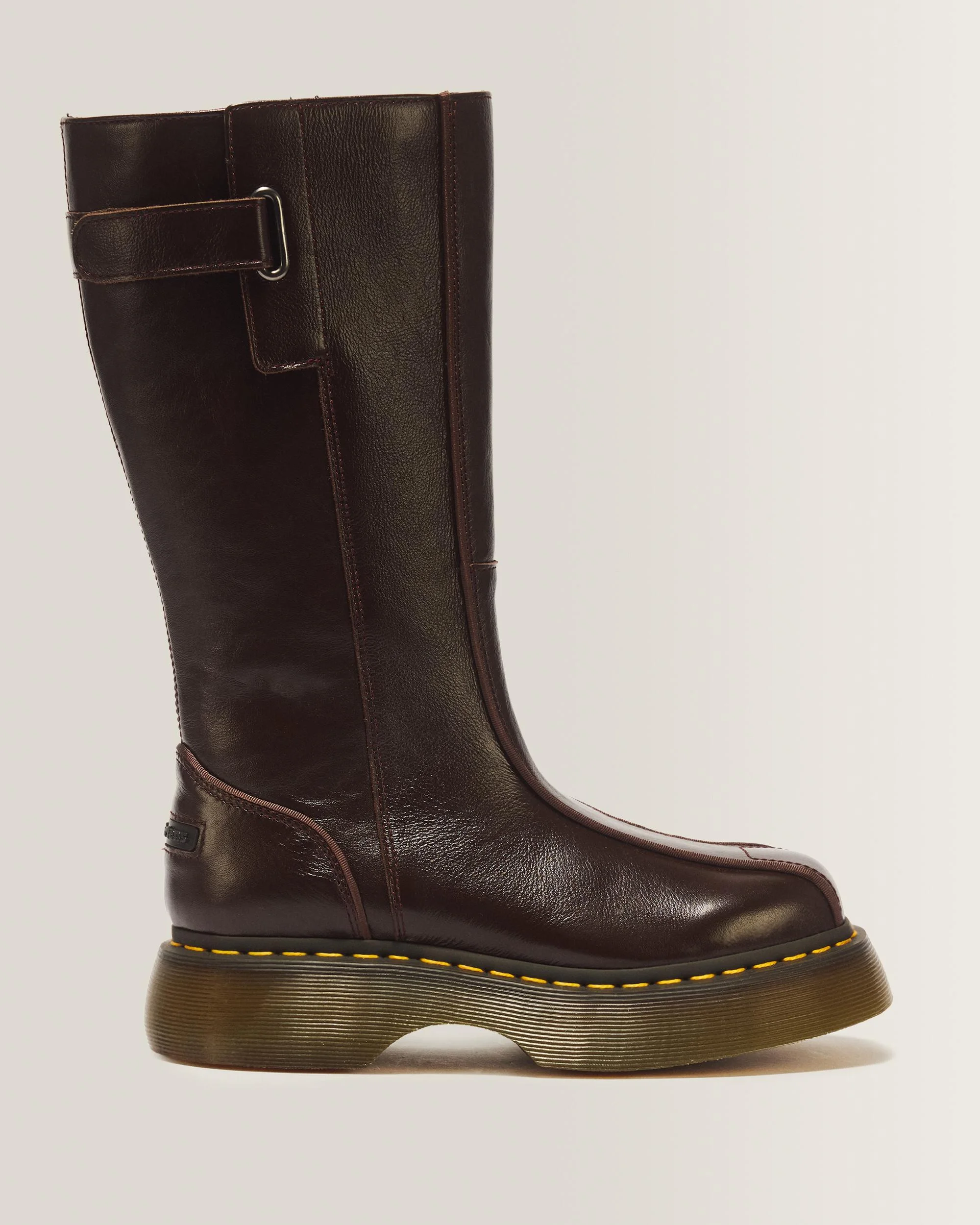 Buzz Hi Tall Gloss Leather Boots - 1