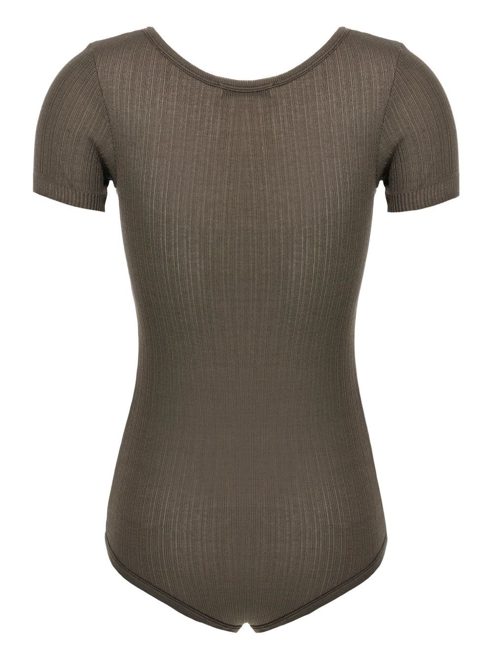 V-necked body suit - 4