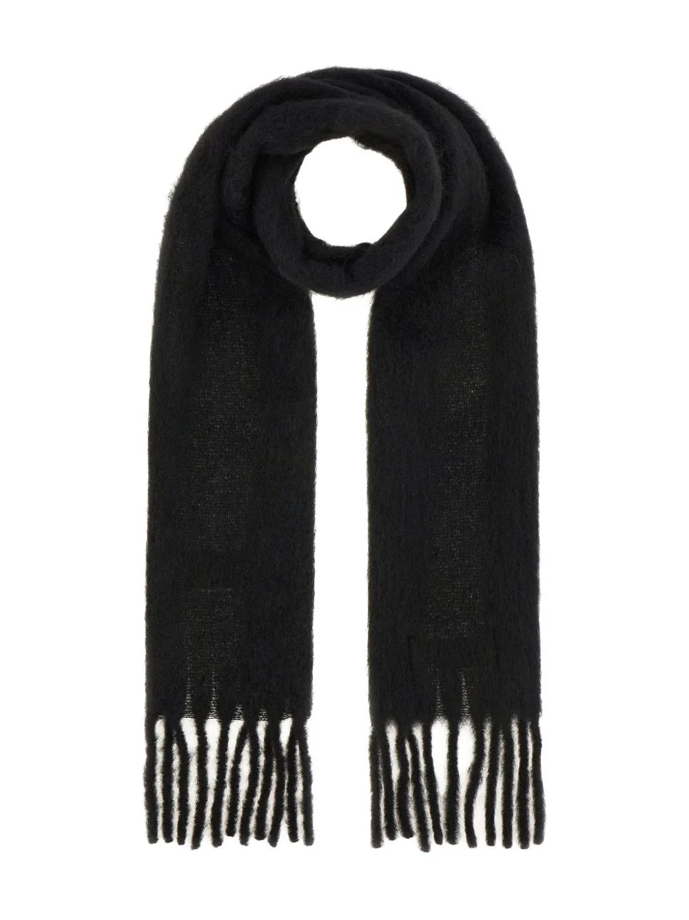 fringed-edge scarf - 1