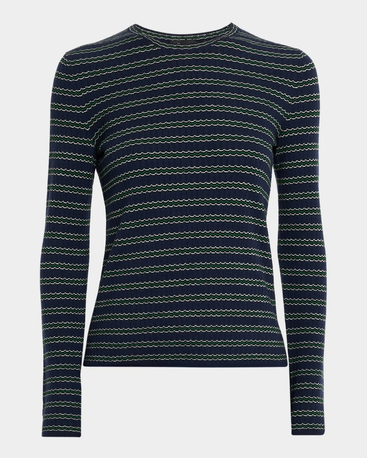 Stripe Long-Sleeve Top - 1