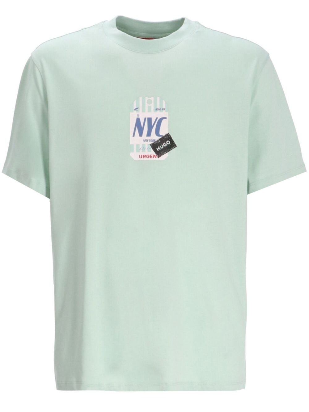 logo-print cotton T-shirt - 1