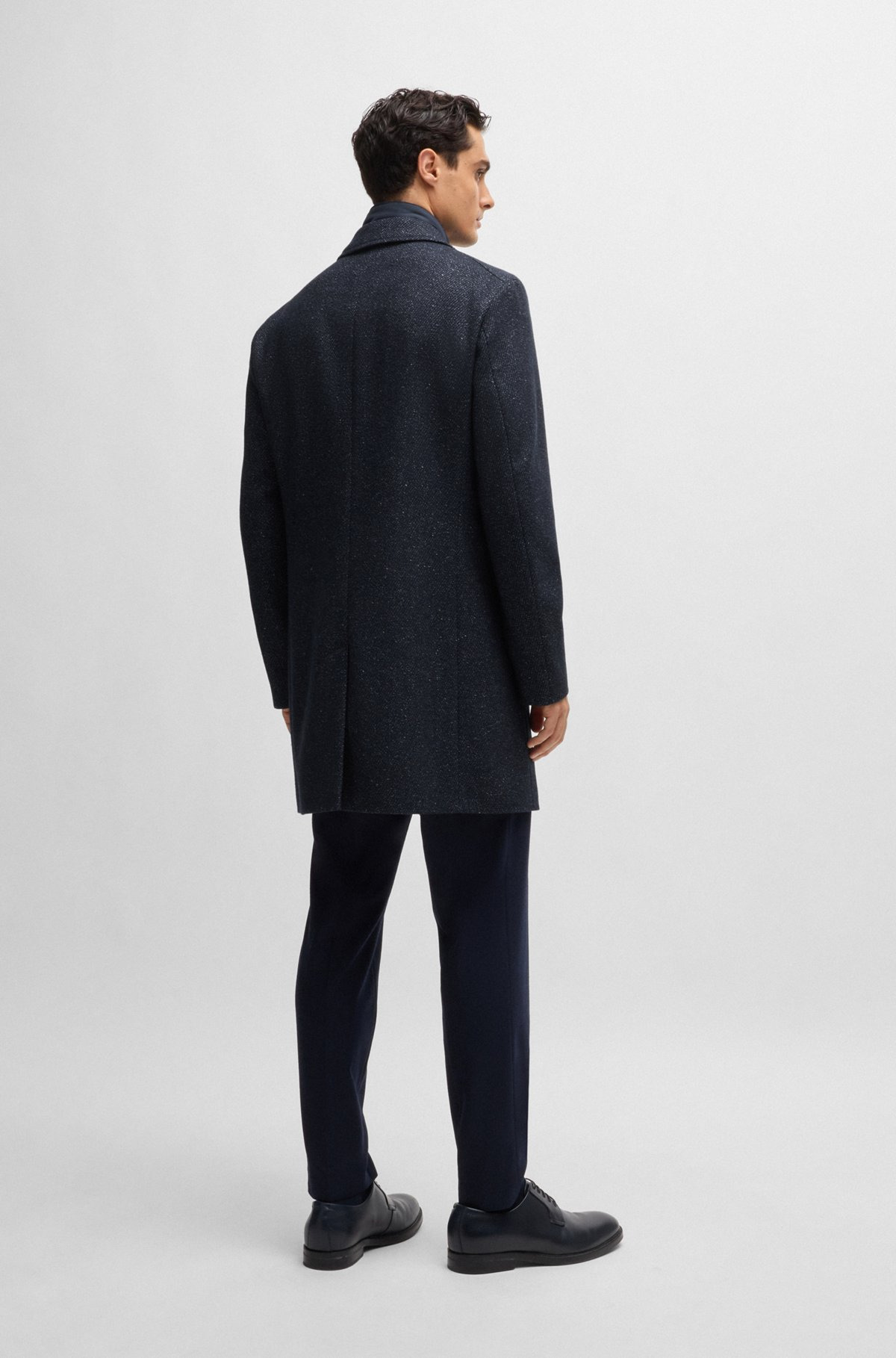 SLIM-FIT COAT WITH DETACHABLE ZIP-UP INNER - 5
