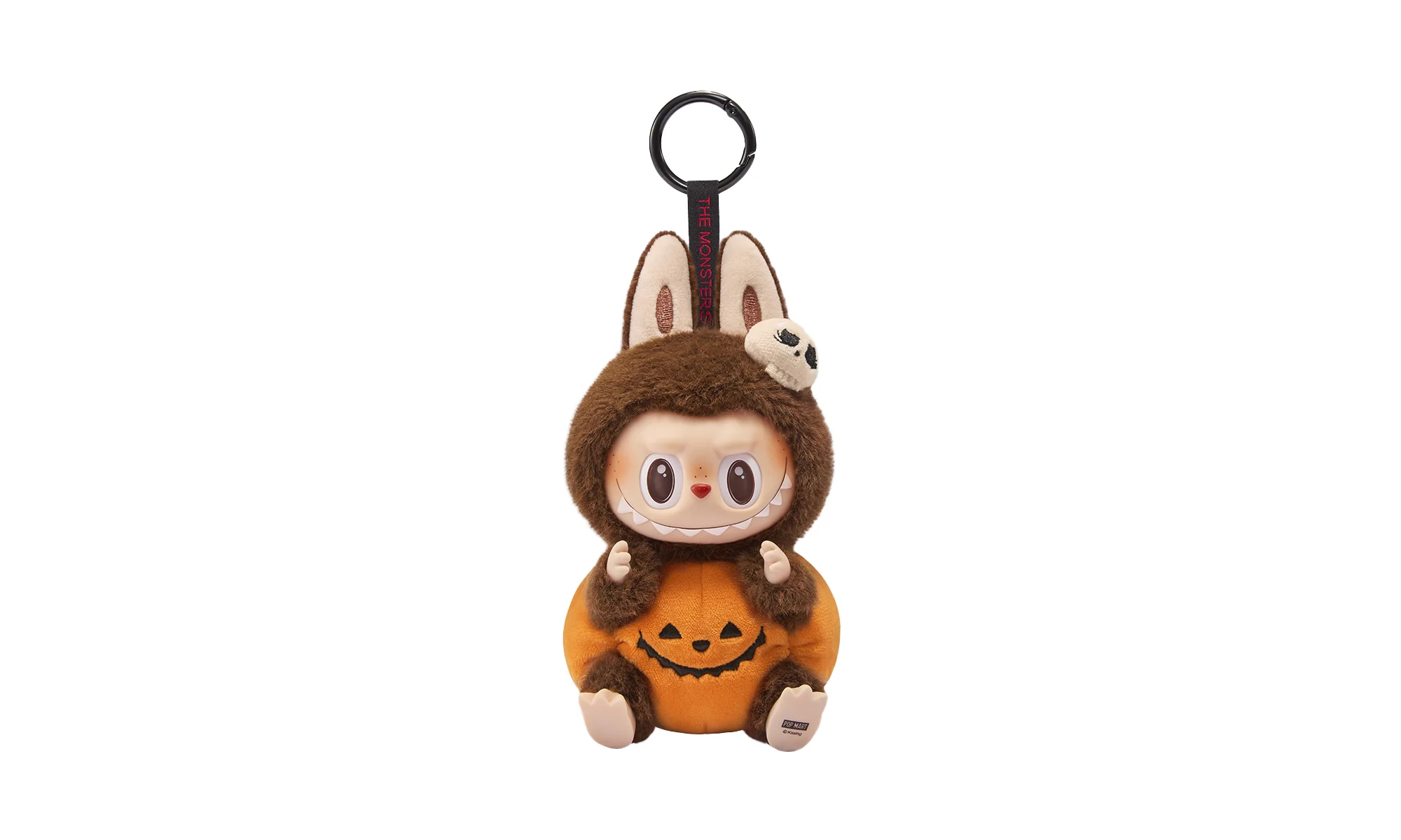 Labubu Happy Halloween Party Series "Sitting Pumpkin Vinyl Plush Pendant" - 1