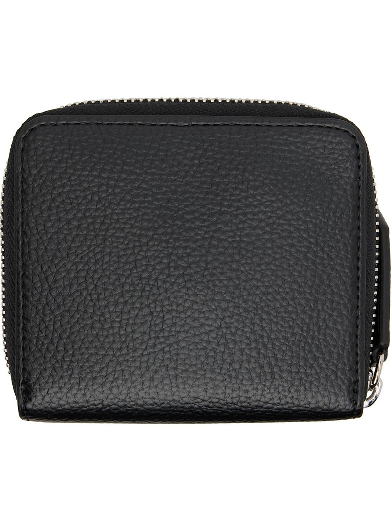 Vivienne Westwood Black Zip Medium Wallet outlook