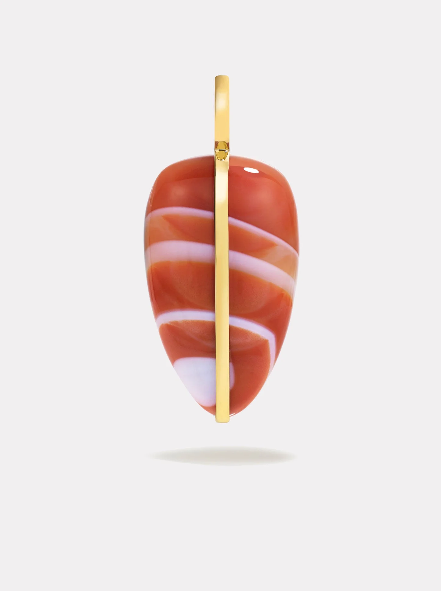 Large Pebble Pendant | Red Carnelian - 1