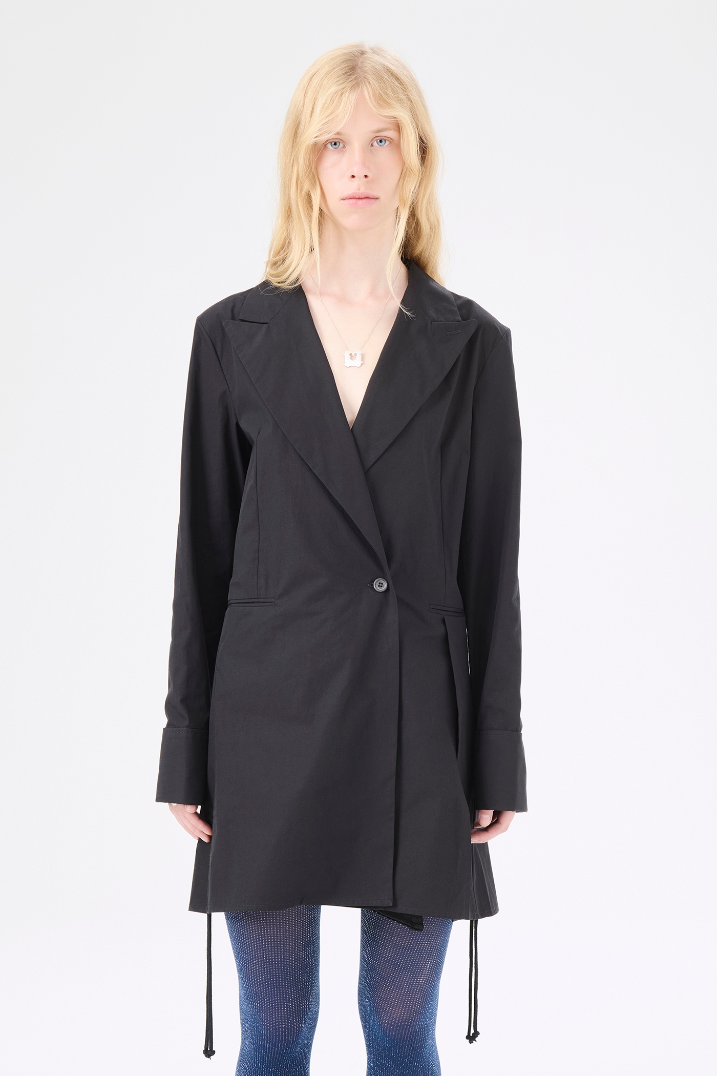 Blazer Shirt Ripe Black Poplin - 3