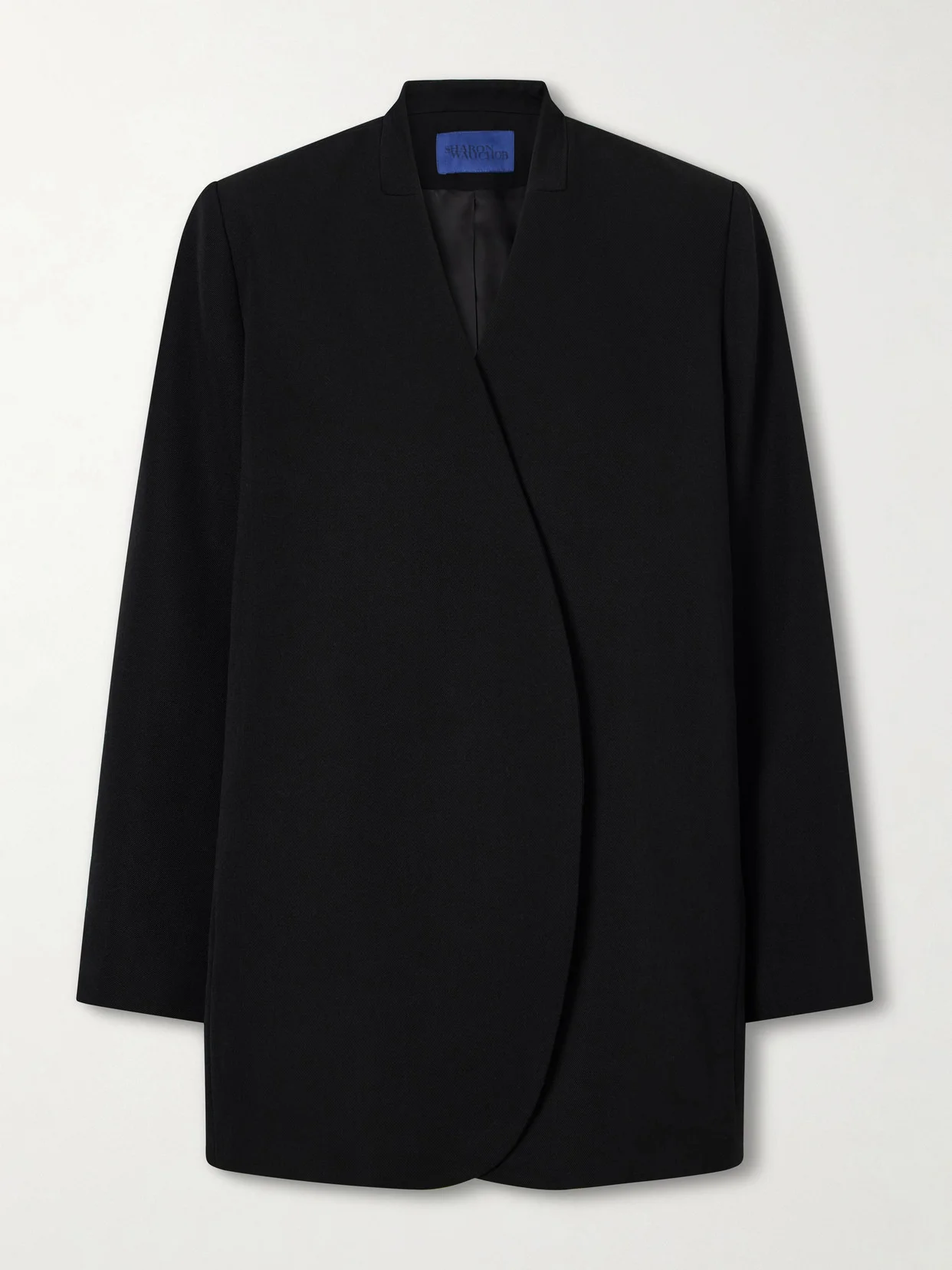 Wool Blend Blazer - 1
