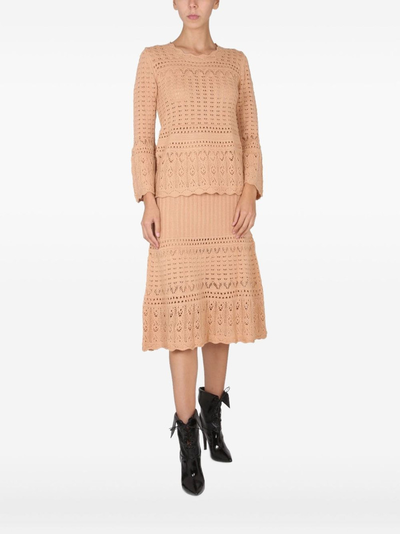 crochet-knit sweater 1