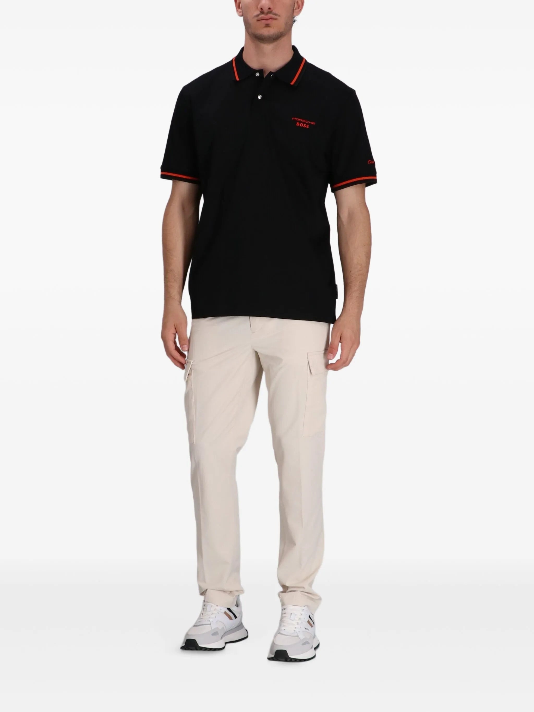 Boss Contrasting-trim Polo Shirt - 1