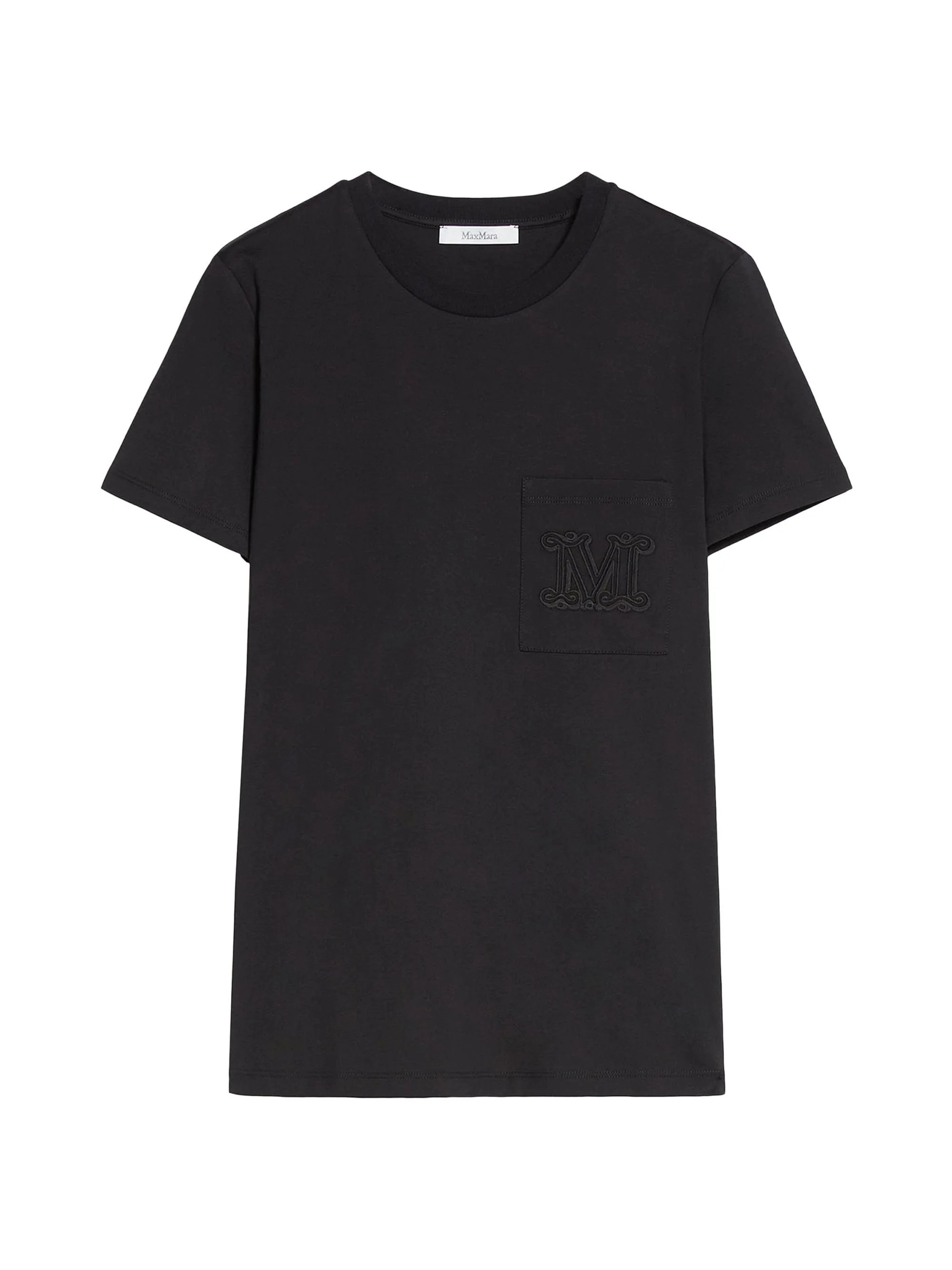 Women's Cotton Jersey T Shirt - Black - 1