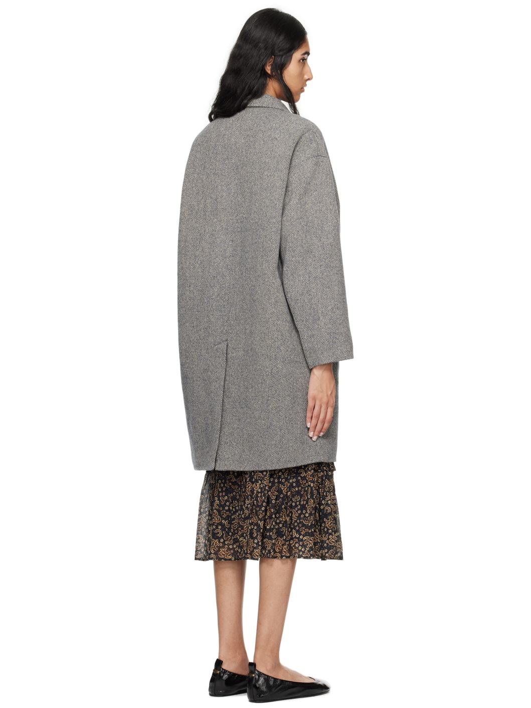 Black & Beige Limiza Coat - 3