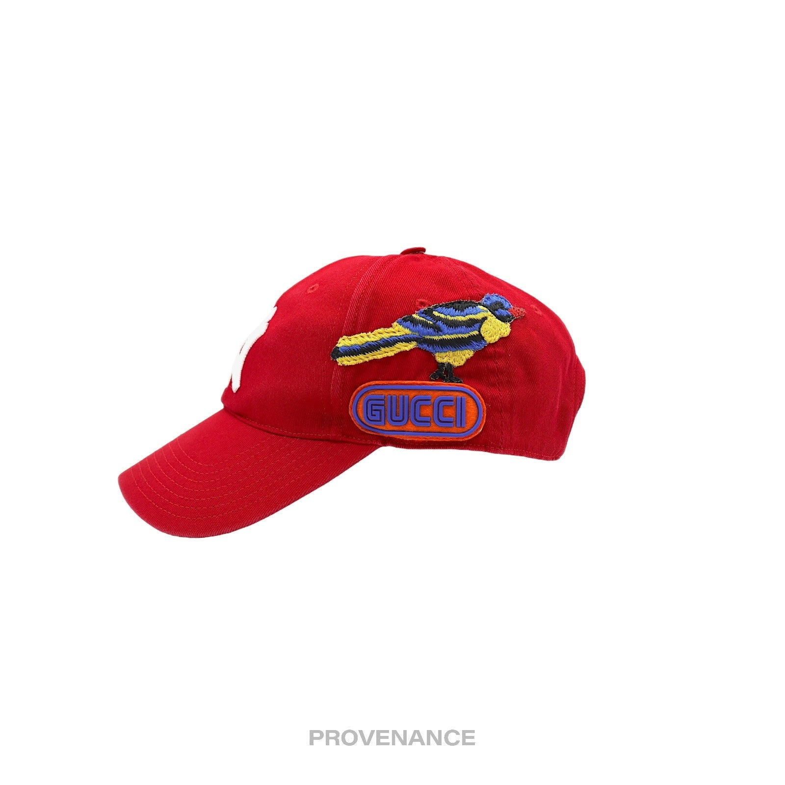 Gucci x MLB Yankees Hat Cap - Red SEGA Logo with Bird - 4