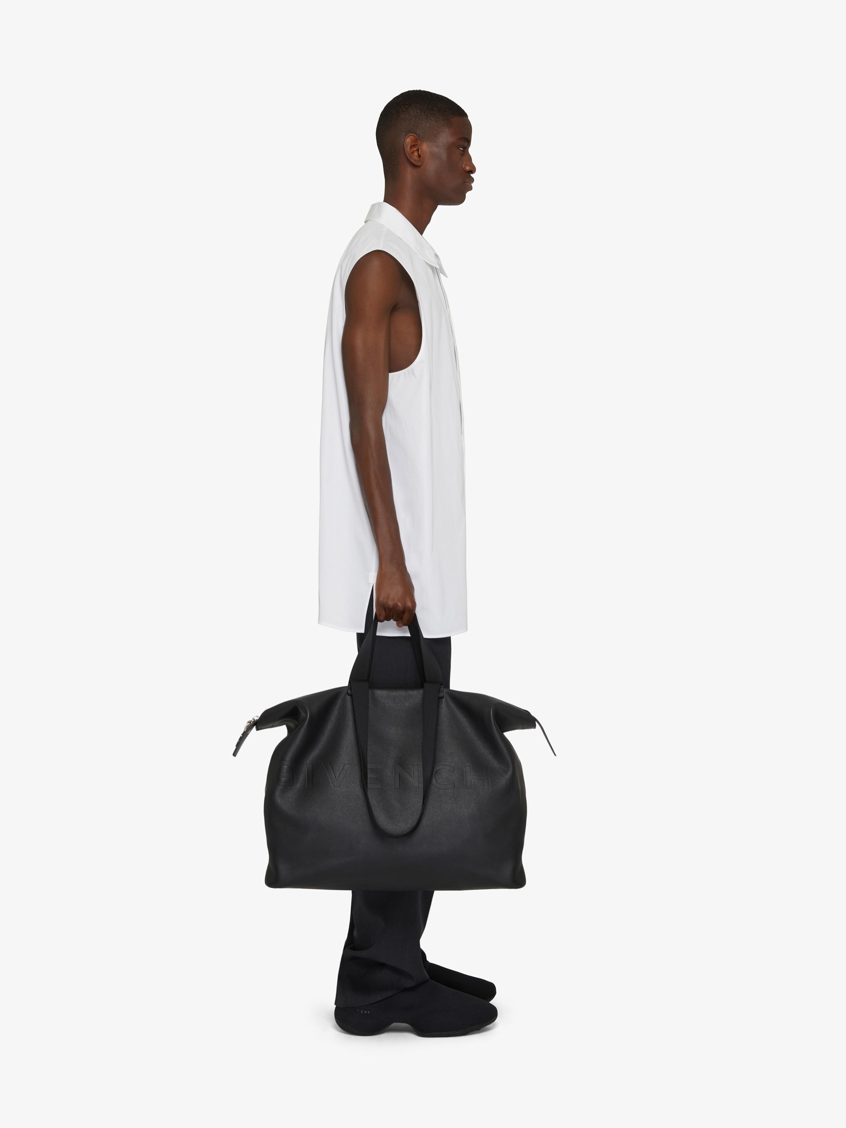 G-SHOPPER LARGE TOTE BAG IN LEATHER - 2