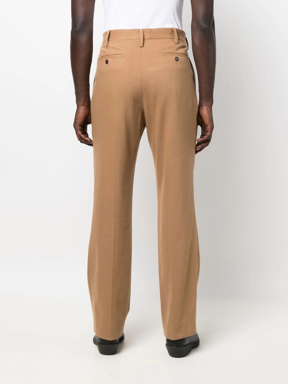 straight-leg chino trousers - 4
