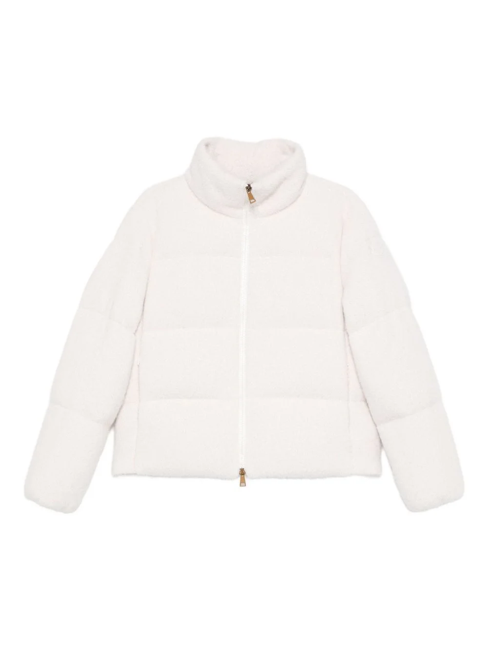 zip-fastening padded jacket - 1