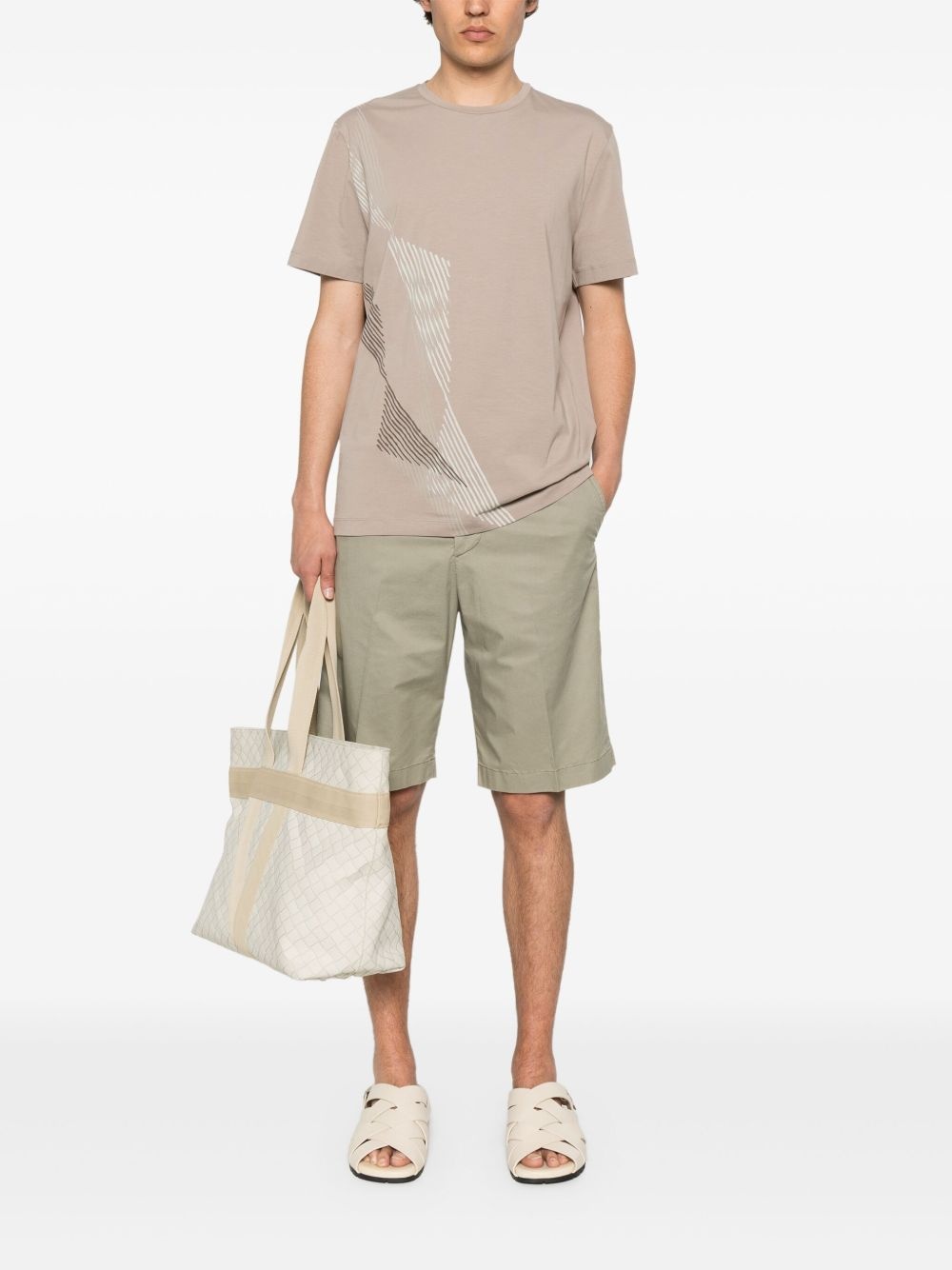 cotton-blend shorts - 2