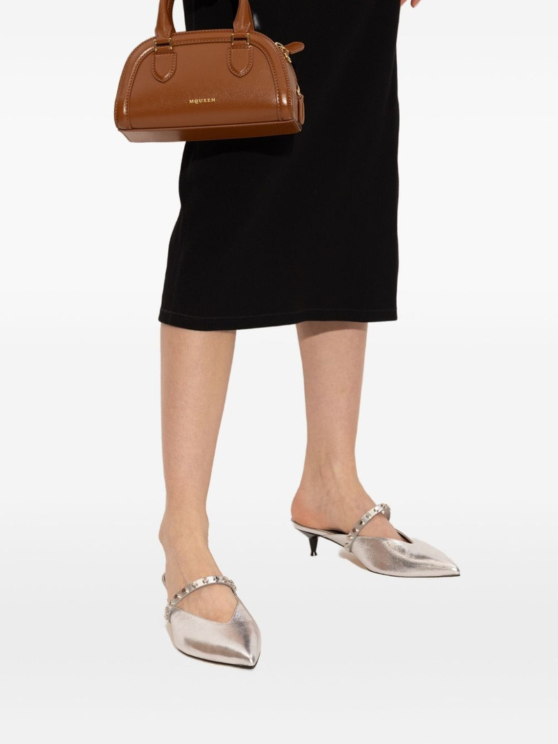 Alexander McQueen mini structured leather tote bag outlook