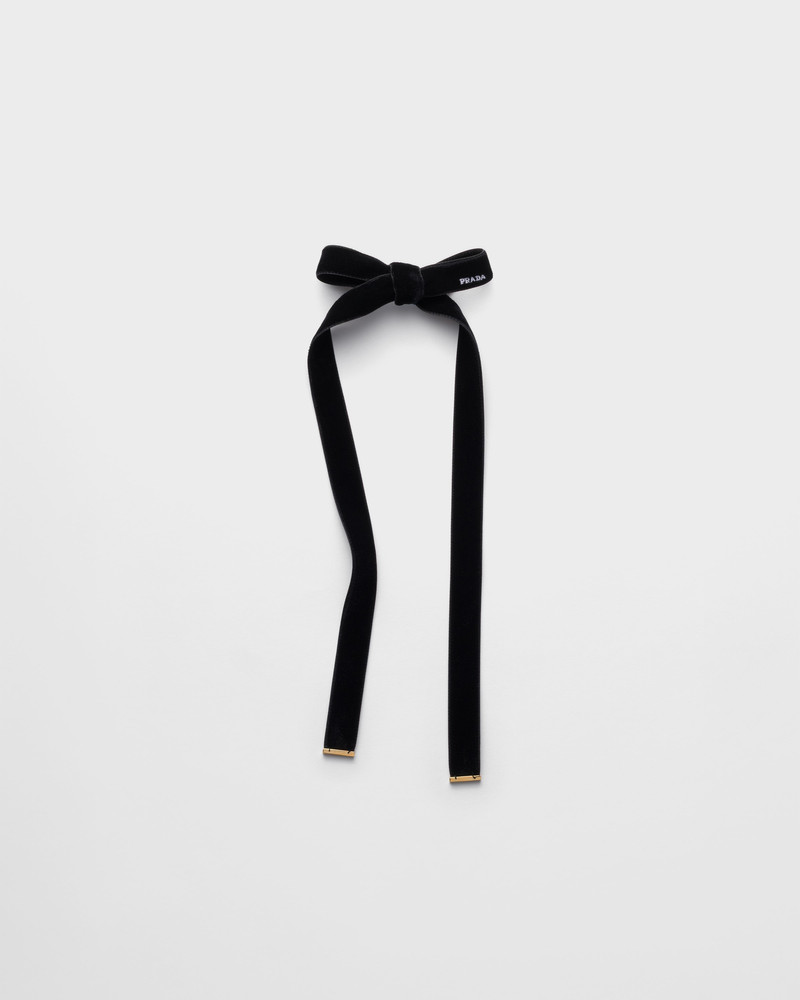 Velvet hair clip 1