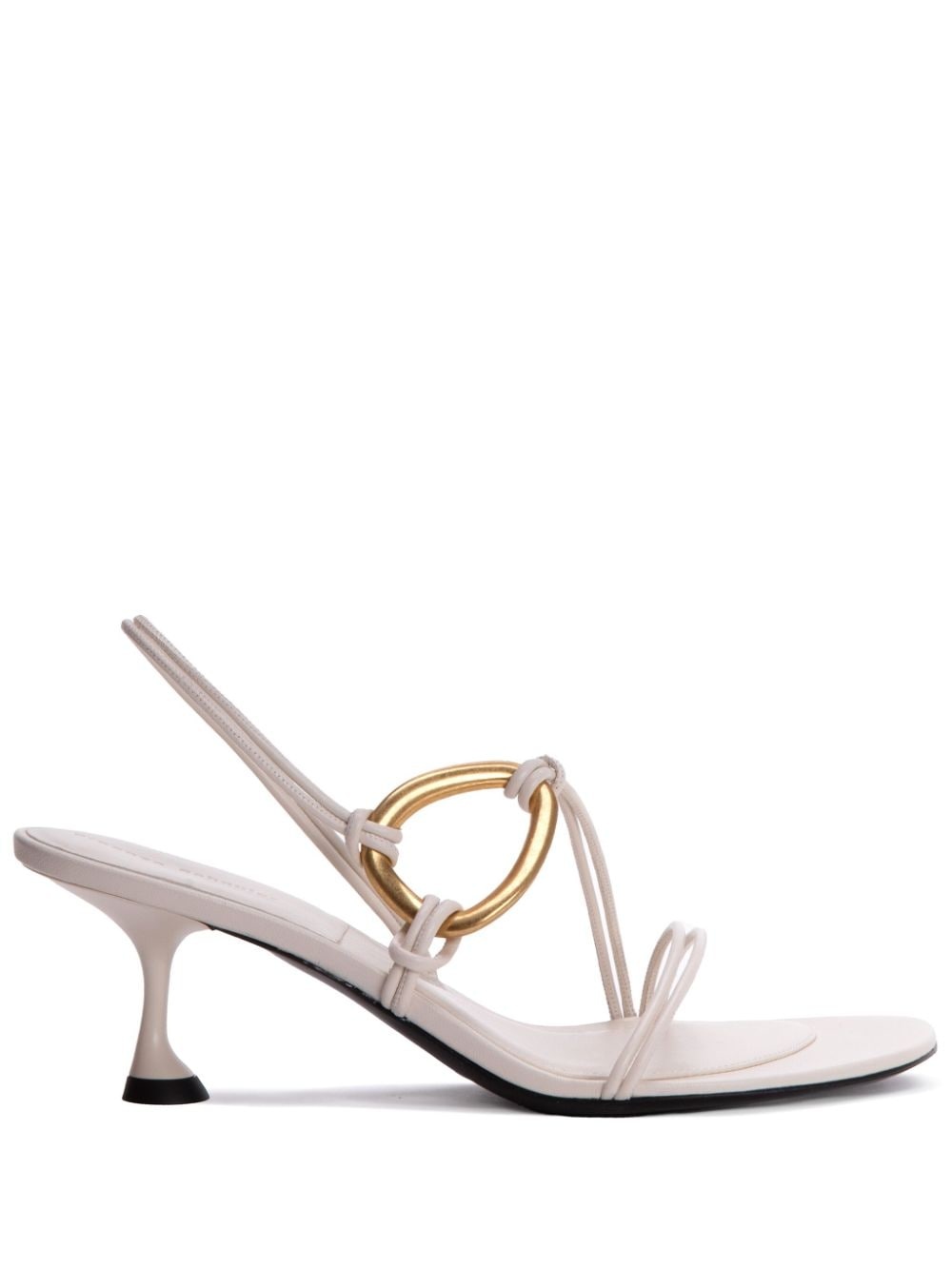 slingback leather sandals - 1