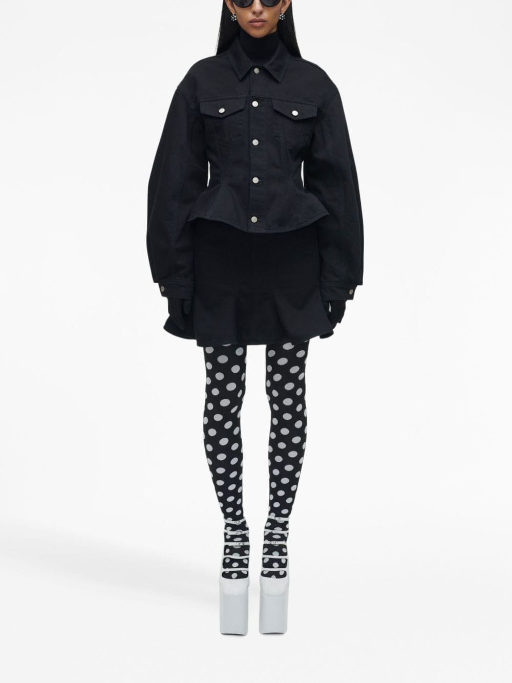Fluted denim jacket - 2
