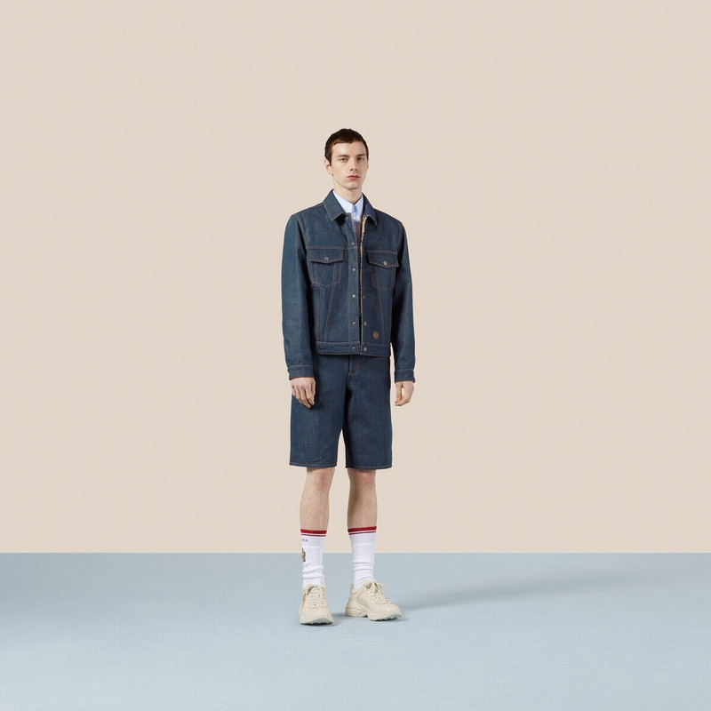 GUCCI Reversible denim shorts outlook