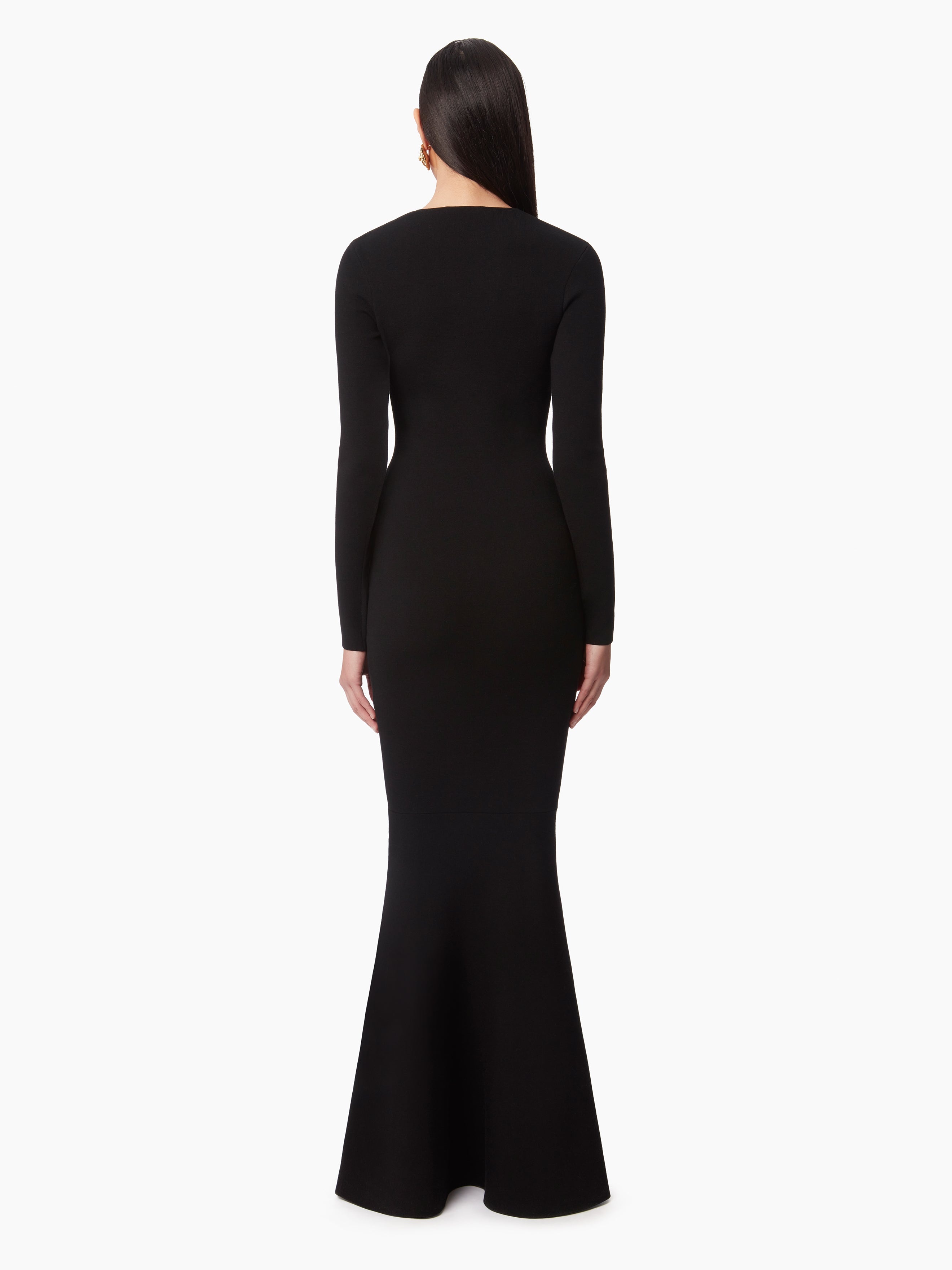 MERMAID DRESS IN WOOL BLEND - 4