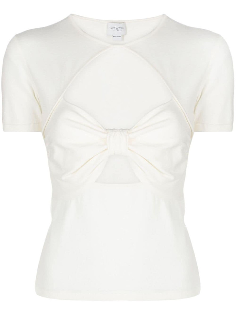 cut-out detailing short-sleeve top 1