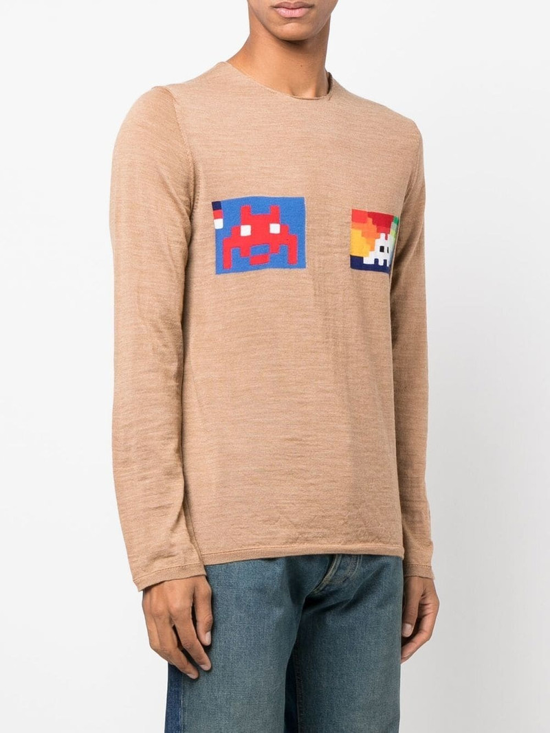 graphic-print round-neck jumper 3