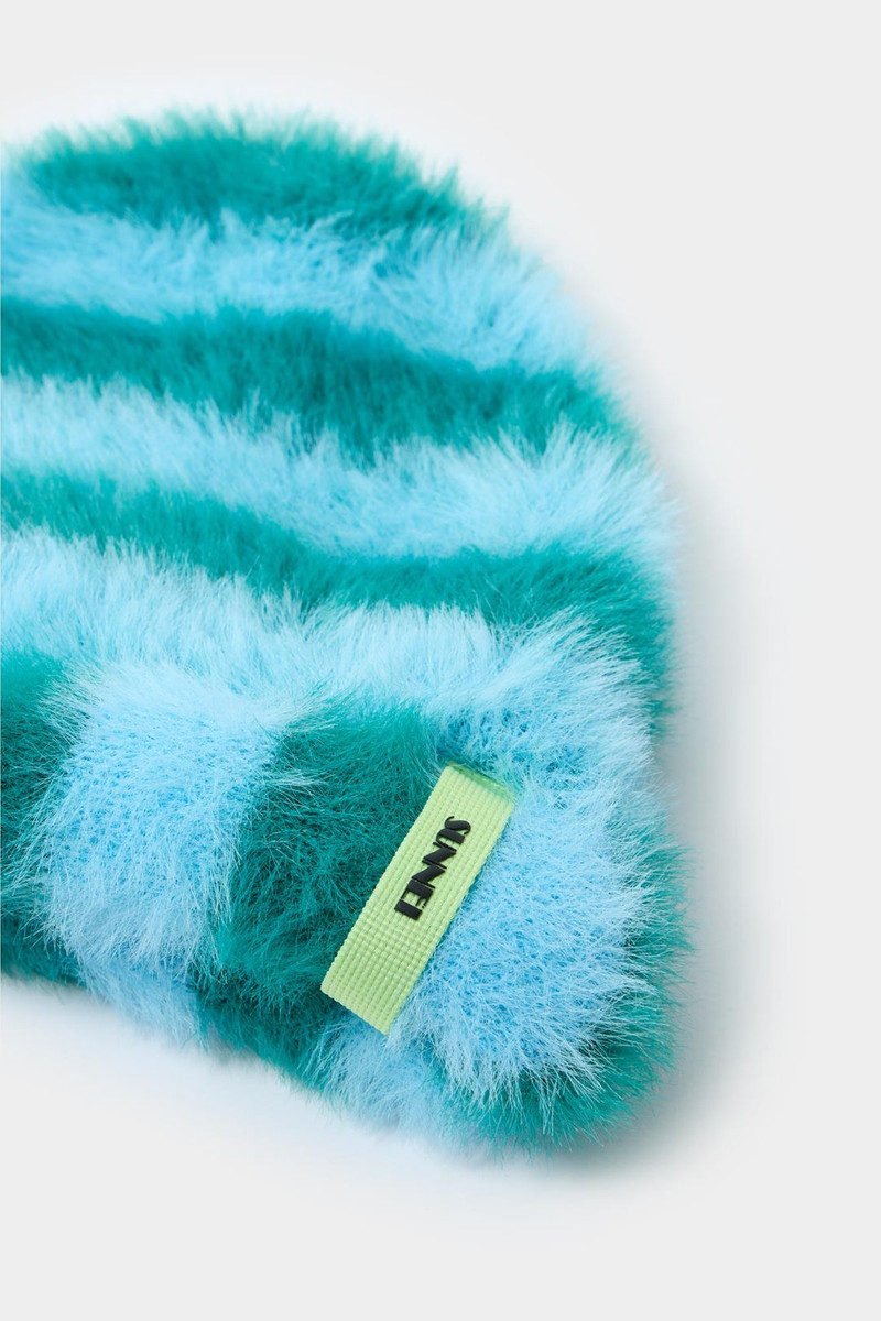 STREGATTO BEANIE / azure & green 4