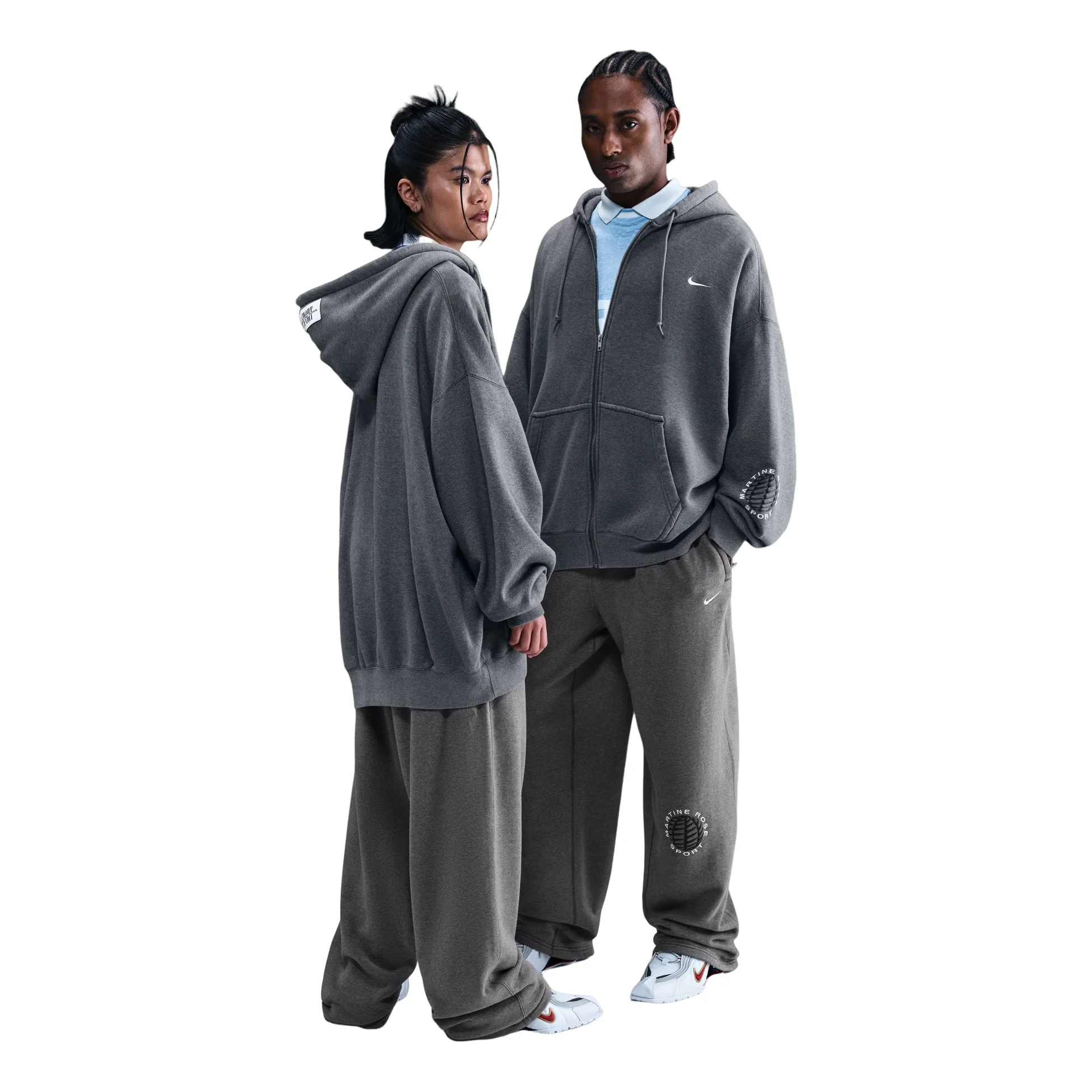 Nike x Martine Rose Fleece Trousers 'Grey' HM9033-002 - 1