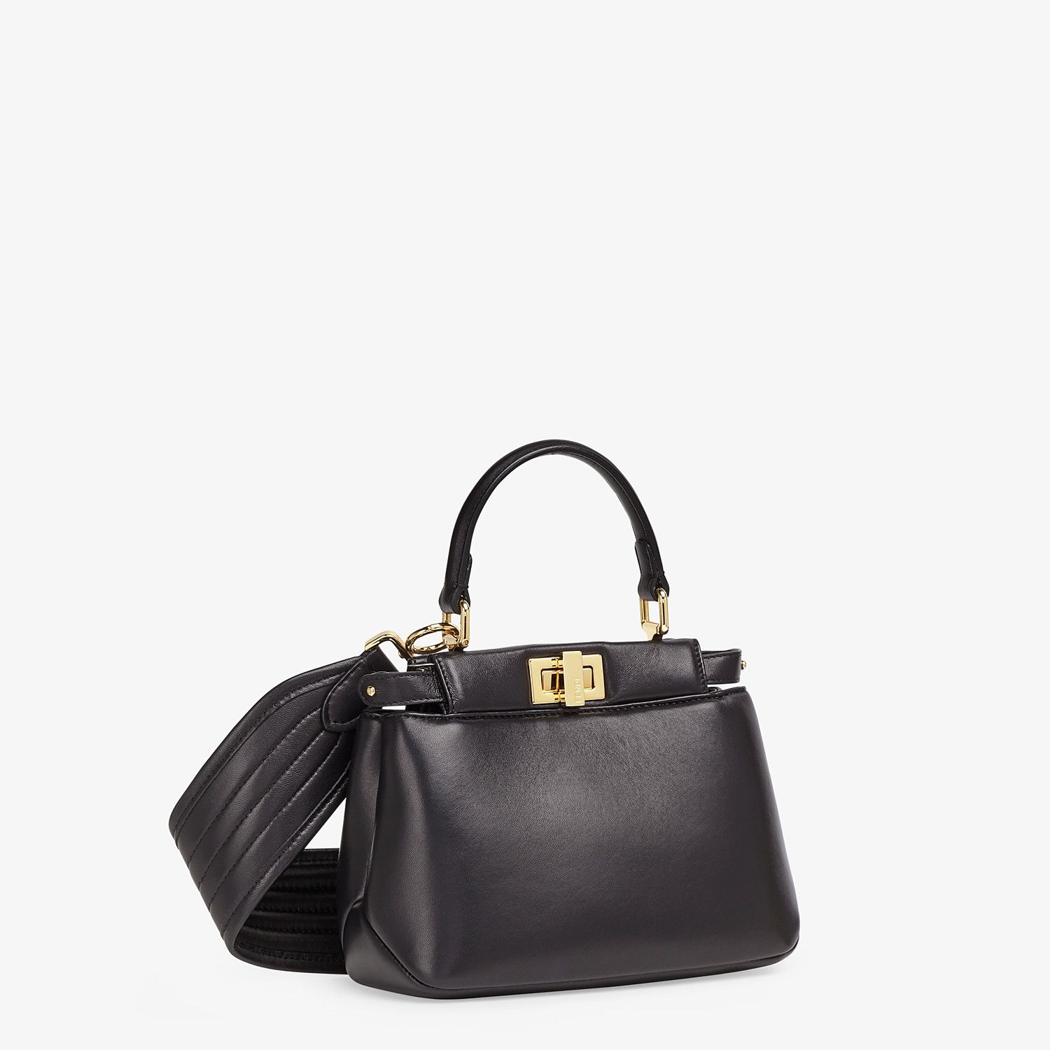 Black nappa leather bag - 3