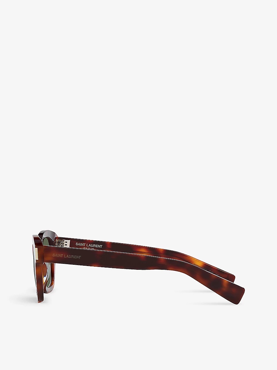 SL592 square-frame tortoiseshell acetate sunglasses - 5
