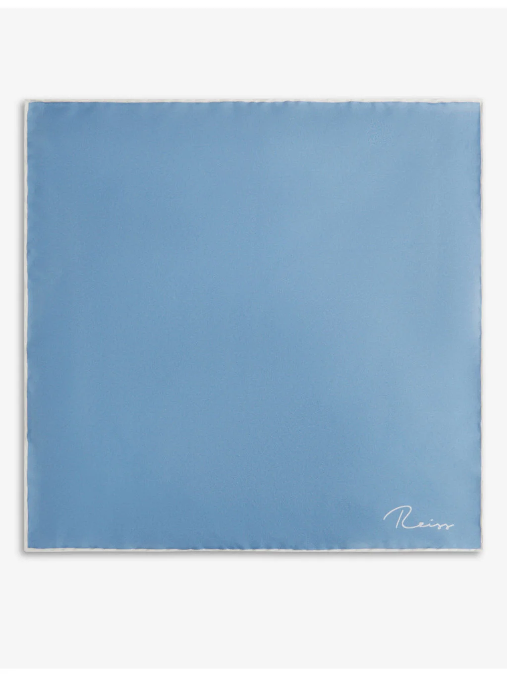 Ceremony logo-print silk pocket square - 1