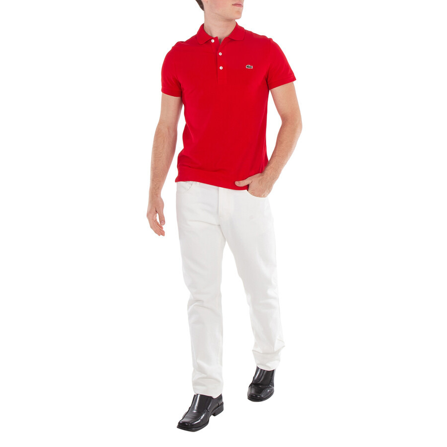 Lacoste Classic Slim Fit Cotton Pique Polo Shirt - 4
