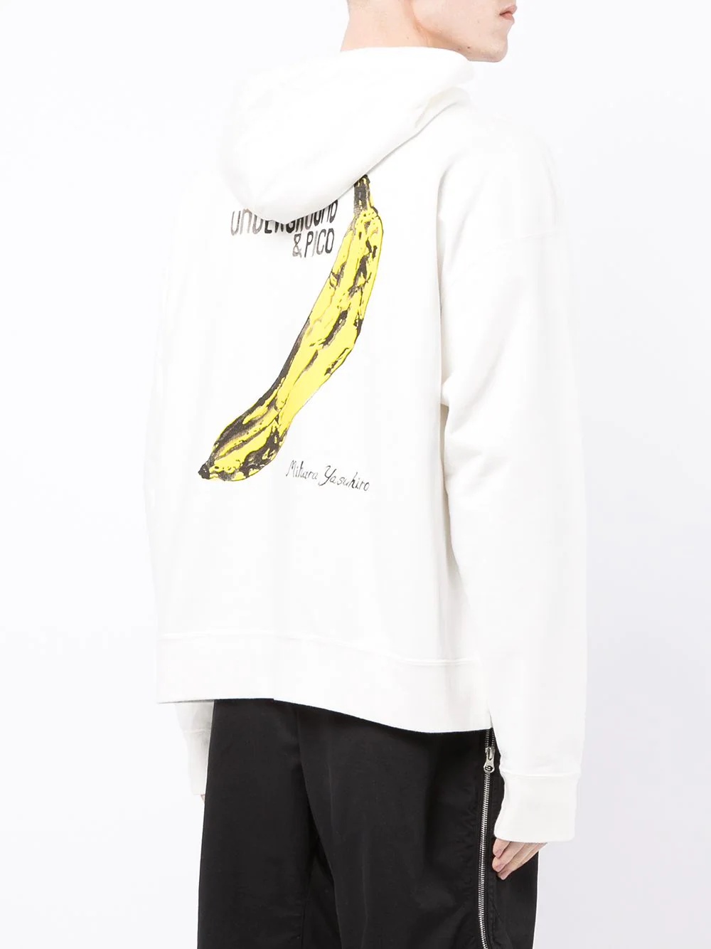 graphic-print cotton hoodie - 4